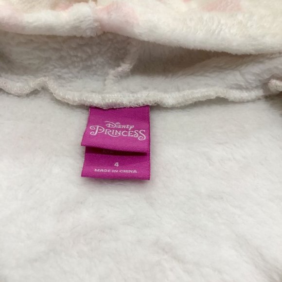 new Disney Princess hooded fleece jumper for girls - Picture 2 of 4
